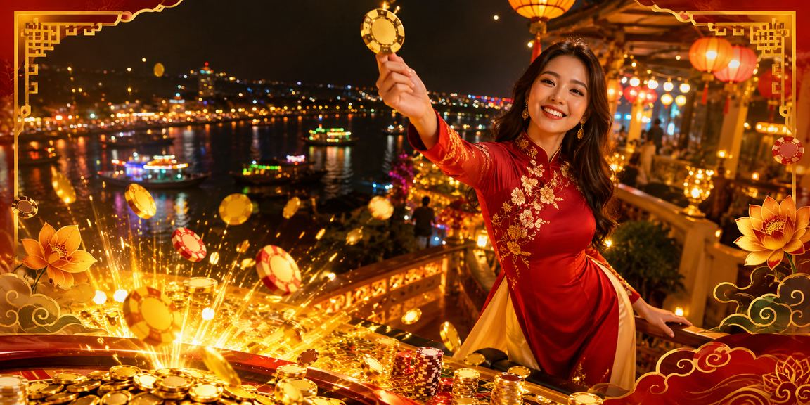 Không khí chợ đêm vùng Mekong với người dùng theo dõi kèo bóng đá và đặt cược qua điện thoại
