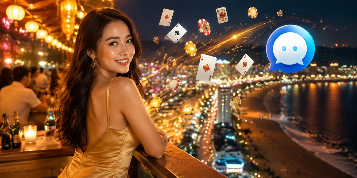 Người chơi tại chợ đêm Nha Trang trải nghiệm card game trực tuyến trên điện thoại
